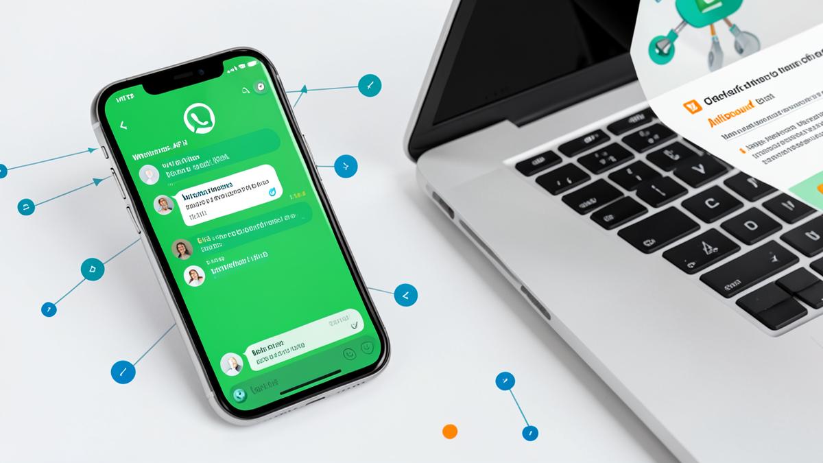 Celular com interface de mensagens integrado a um computador